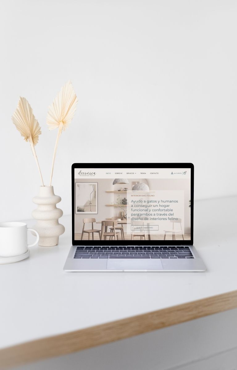 Mockup proyecto web Deconica - Home
